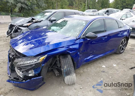 2021 Honda Accord Sport 2.0T из США, поврежденный, VIN 1HGCV2F35MA033587